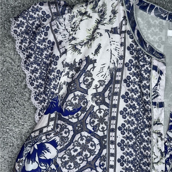 Johnny Was 100% Silk Filo Lucy MIDI Dress Size M Like new Condition - Picture 6 of 8